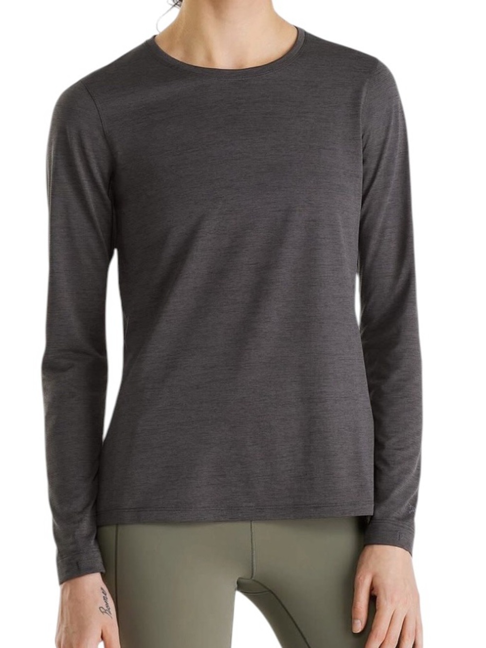Arc'teryx Women's Taema Crew Neck Shirt UPF 50+ Gray Size M - Picture 10 of 10